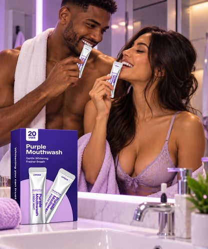 Pack de Blanqueador Dental Morado en Enjuague