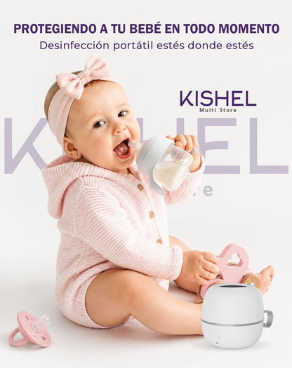 Desinfectante portátil para chupete